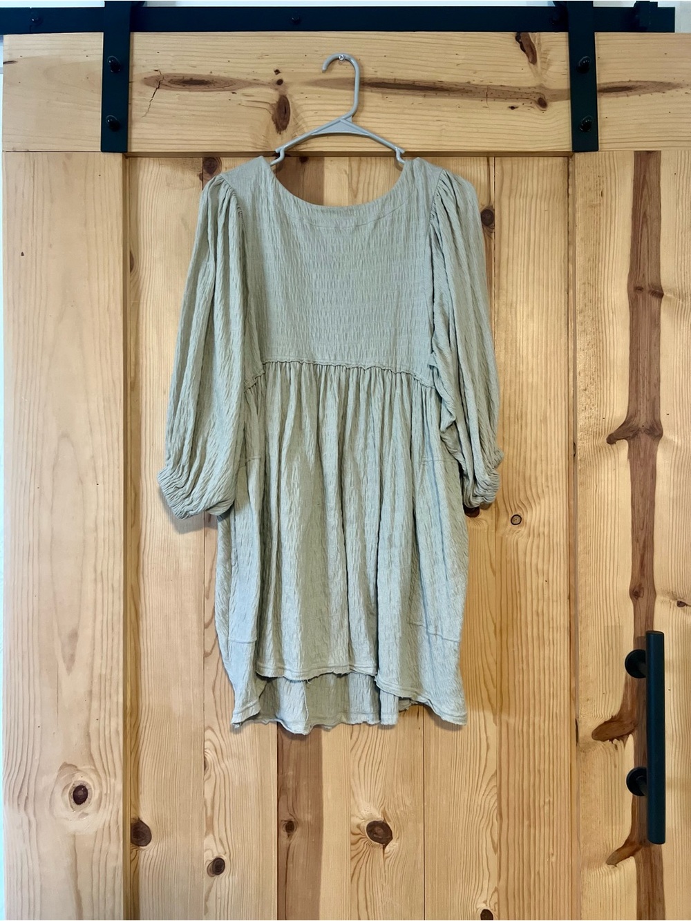 Free people dress in color tidal foam